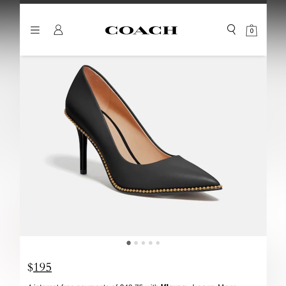 Coach Waverly Pump - gently used